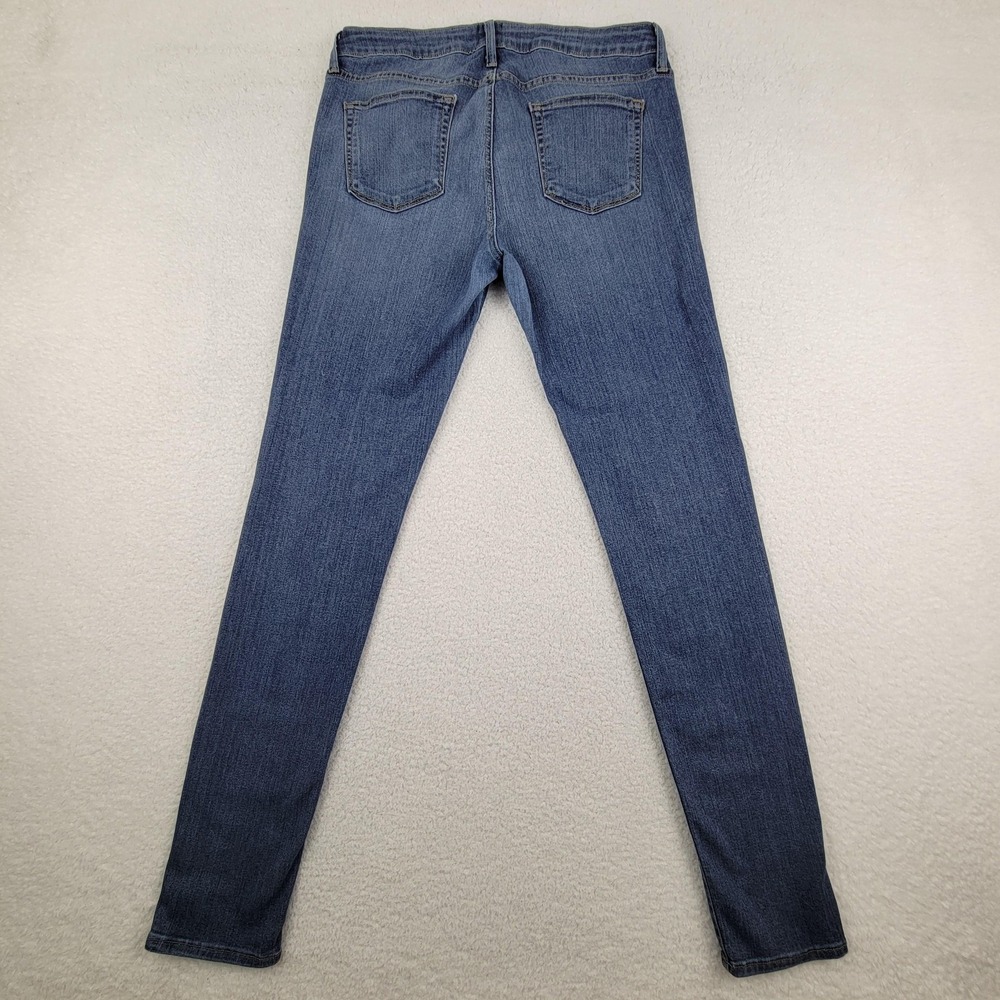 Just Black Jeans Womens 31 Blue Skinny Stretch Denim High Rise Made in USA BP03 - Picture 10 of 12